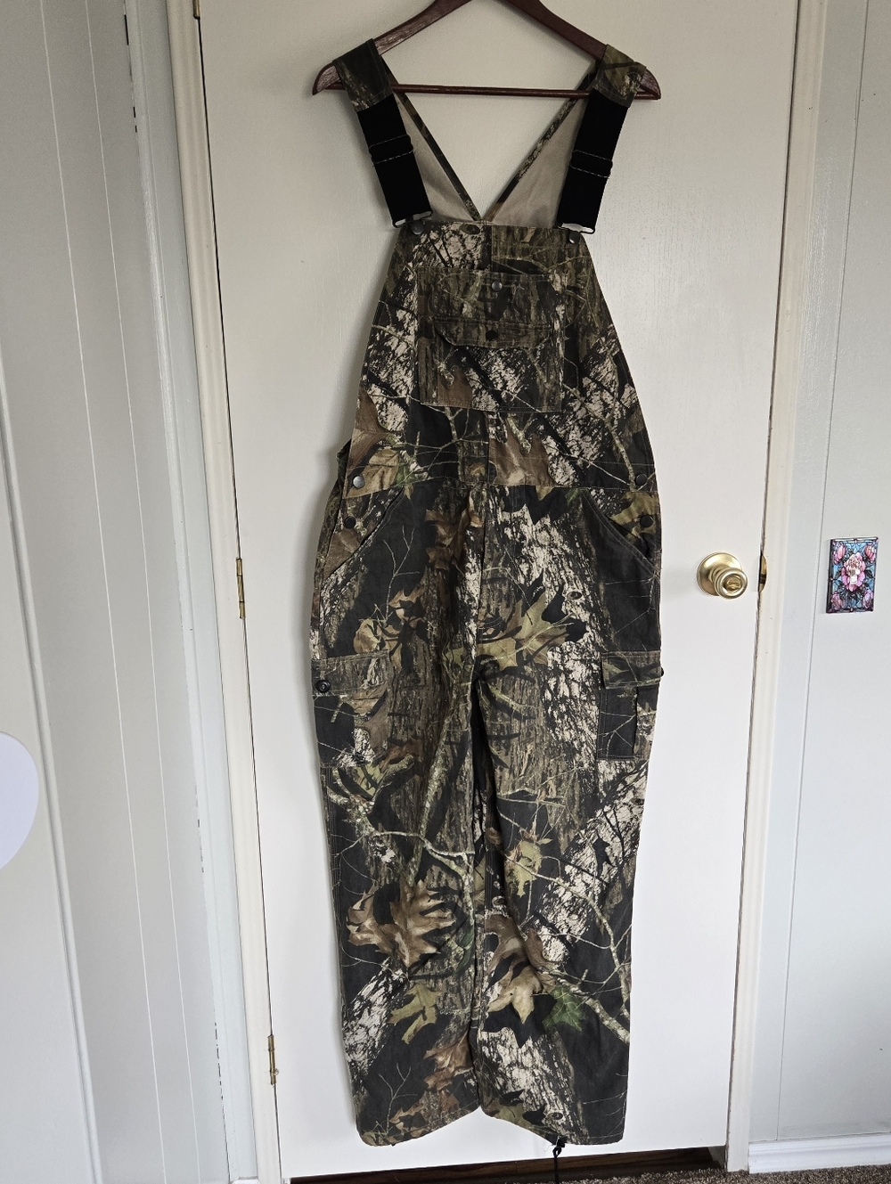Jerzees Camouflage Utility Bib Overalls for Men's 38 Camo